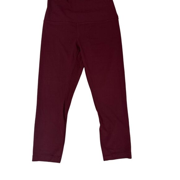 Lululemon Athletica Deep Red Leggings - Picture 1 of 3